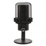 Kardioidne kondensaator USB-mikrofon, must