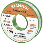 Jootetine Sn96.5Ag3Cu0.5 0.5mm 100g  Stannol r&auml;bustiga