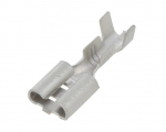 Otsik: lame; 6,3mm; 0,8mm; emane; 0,5&divide;2mm2; krimpitud; kaablile; messingist; tinatatud