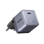Seinakinnitusega kiirlaadija GaN 45 W USB-C PD QC Nexode Air, hall