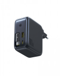 Seina kiirlaadija EnerCore CJ11 100W USB-A + USB-C koos sisset&otilde;mmatava USB-C kaabliga 0,8m, must