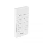 Kaugjuhtimispult SONOFF RM433R2, 433 MHz, konstantse sagedusega, 8 nuppu, saab paigaldada SONOFF RM433-BASE magnethoidikusse.