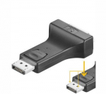 &Uuml;leminek DisplayPort / DVI-D 1.1 - DisplayPort isane> DVI-I emane Dual-Link (24 + 5 pin)