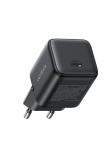 Seina kiirlaadija GaN 30W USB-C QC4+ PD3.0, must