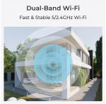 Traadita Wi-Fi kaamera W320, BULLET, 5MP, IP67, 2.4GHz + 5GHz, H264, MicroSD kuni 256GB