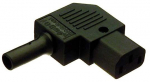 Pistik IEC C13 kaabliliitmik 250V 10A nurgaga Bulgin