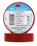 Vin&uuml;&uuml;l elektroteip 3M Temflex 165 15mmx15mmx10m, punane, 3M