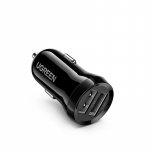 Autolaadija 24W 12-24V 2xUSB 4.8A, must
