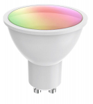 LED pirn GU10, 230V, 5.5W, 400lm, 2700K - 6500K, CCT, RGB, smart Wi-Fi, rakendusega juhitav, TUYA, WOOX
