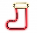 Dekoratiivne Neon LED J&Otilde;ULUSOKK,  punane/valge FLNE23 Forever Light