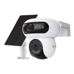 Juhtmevaba Wi-Fi + 4G/LTE kaamera HB90x 4MP + 4MP, p&auml;ikesepaneeliga, 10400mAh, MicroSD