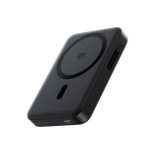 LiPo PowerBank 10000 mAh 45 W juhtmeta Qi 2.2 laadija (25 W), &uuml;hilduv Magsafe Black EnerFill FM21-ga BASEUS