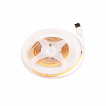 LED riba USB pistikuga, 5Vdc, 10W, 2 meetrit, soe valge 3000K