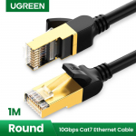 Kaabel F/FTP CAT7 2xRJ45 pistikutega, 1m, must NW107 UGREEN