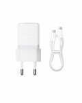 Seina kiirlaadija Palm 30W USB-C QC3.0 PD3.0 koos USB-C kaabliga 1m, valge