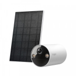 Bevielė lauko Wi-Fi camera, 2K 3MP, su saulės panele, Color Night Vision, MicroSD iki 512GB