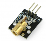 Laserdiood 5mW punane 650nm 5V - moodul Iduino