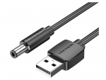 Universaalne USB-DC 5,5/2,1 mm pistikupesaga liidese laadimiskaabel (5 V/3 A) lambi niisutaja jaoks 1 m VENTION