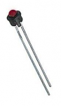 LED &Oslash;3mm hoidik, plast