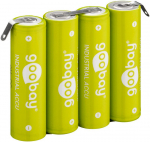 4x AA 4,8V 2100mAh aku (Mignon) - joodetav (Z), (NiMH)