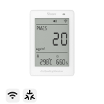 Nutikas &otilde;hukvaliteedi m&otilde;&otilde;tur AirGuard PM2.5, Wi-Fi, LCD-ekraan, SAWF-07P, SONOFF
