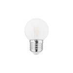LED lamp 1W E27 G45 240V 50lm 2700K PC,matt, FILAMENT