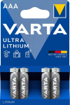 Liitiumpatarei FR3 (AAA) 1.5V VARTA (4tk. komplektis)