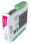 Industrial I/O module with Modbus RTU/ASCII communication - 16 Digital Outputs, PNP type. Power supply 10-38 V DC; 10-28 V AC