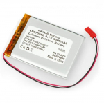LiPo element 3,7V 3500mAh 6,7x55x68m PCM-iga, JST-klemmiga (LP675568) AKYGA
