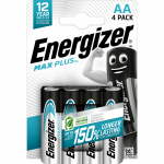 Leelispatarei LR6 (AA) EP91 1.5V 3000mAh MAX plus Energizer 4tk blisteriga