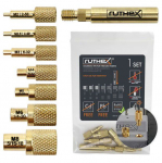 Ruthex 7x jootmisotsikud / sulatamisabi komplekt jootekolvi otsikud M2 / M2.5 / M3 / M4 / M5 / M6 / M8 keermeslisanditele