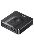 Kahepoolne HDMI 2.0 4K@60Hz l&uuml;liti (1->2 / 2->1), must