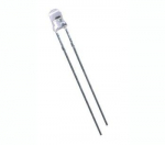 LED diood &Oslash;3mm, 12V, valge, l&auml;bipaistev, 30 &deg;