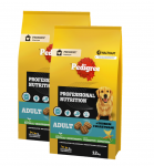 PEDIGREE&reg; Adult Professional Nutrition 2x12kg linnuliha ja k&ouml;&ouml;giviljadega &ndash; t&auml;isv&auml;&auml;rtuslik kuivtoit t&auml;iskasvanud suurte ja keskmise suurusega t&otilde;ugude koertele