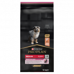 Purina Pro Plan Medium Puppy Sensitive Optiderma, l&otilde;he ja riis 12kg