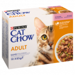 PURINA Cat Chow T&auml;iskasvanud kassitoit l&otilde;he ja roheliste ubadega želees 10x85 g
