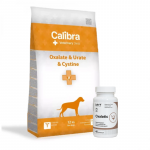 Calibra Veterinary Diets Dog Oxalate, Urine, Cystine 12 kg + LAB-V Oxalatic &ndash; abi oksalaatkivide all kannatavatele kassidele 45 kapslit