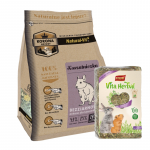 KORONA NATURY Natural-Vit toit rannikukaladele 1,6 kg + VITAPOL Heina n&auml;rilistele 1,2 kg