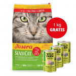 JOSERA SensiCat 10+1 kg + WILD FARM Premium Grain Free Chicken and Sprats 3x400 g &ndash; teraviljavaba kassitoit