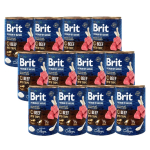 Brit Premium by Nature veiseliha ja k&uuml;&uuml;likuga 12x800g