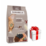 BOSCH Sanabelle Adult Sensitive Lamb 8 kg + &uuml;llatus teie kassile