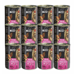 Super Beno GRAIN-FREE koeratoidud veiseliha, kanamaksade ja kanas&uuml;dametega kastmes, 12x415 g