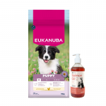 EUKANUBA Puppy&Junior keskmise t&otilde;ugu koertele 15 kg