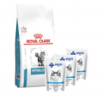 ROYAL CANIN Hypoallergenic DR 25 2,5 kg + ENZO VET h&uuml;poallergeensed tooted kassidele lambalihaga 3x100 g