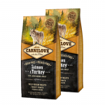 Carnilove l&otilde;he ja kalkun suurematele t&otilde;ugudele, t&auml;iskasvanud koertele, 2x12kg