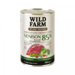 WILD FARM PURE MONO Hirveliha, brokoli ja j&otilde;hvikad 400 g &uuml;hevalguine koeratoit