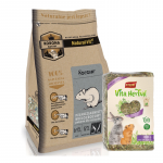KORONA NATURY Natural-Vit toit rottidele 750 g + VITAPOL Heina suurtele n&auml;rilistele 800 g