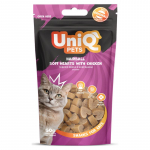 UNIQ PETS kasside maiuspalad - karvapallide pehmed s&uuml;damed kanaga 50g