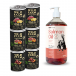 Wild Farm Monoprotein maitsesegu 6x400g h&uuml;poallergeeniline koeratoit + LAB V L&otilde;he&otilde;li koertele ja kassidele 1000ml