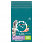 Purina One Sesitive Turkey & Rice t&auml;iskasvanud kassitoit 9.75kg